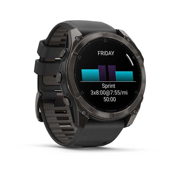 Garmin Fēnix 8 – 51 mm, AMOLED Sapphire, Carbon Gray DLC Titanium